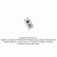 Socket para audio R+L en RCA para caja 202010, 202030 y 202060.